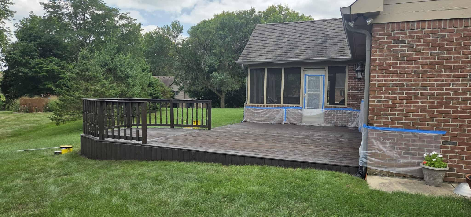 Deck Restoration — before remodeling